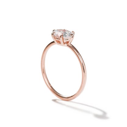 JBJ East-West Diamond Engagement Ring