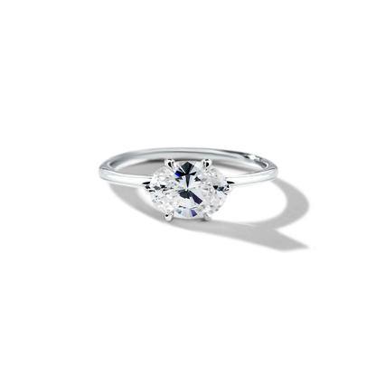 JBJ East-West Diamond Engagement Ring