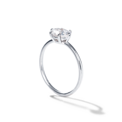 JBJ East-West Diamond Engagement Ring