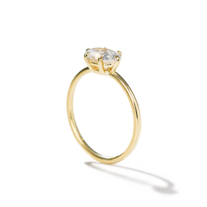 JBJ East-West Diamond Engagement Ring