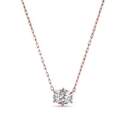 Everyday Oval Diamond Pendant