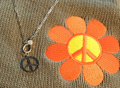 Small Black Diamond Peace