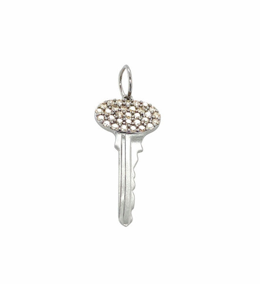 Diamond Key set in sterling silver. 