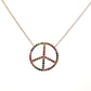 Dani Peace Sign Necklace