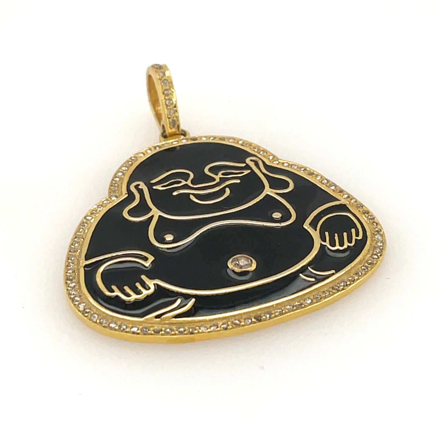 Marta Diamond Buddha Pendant